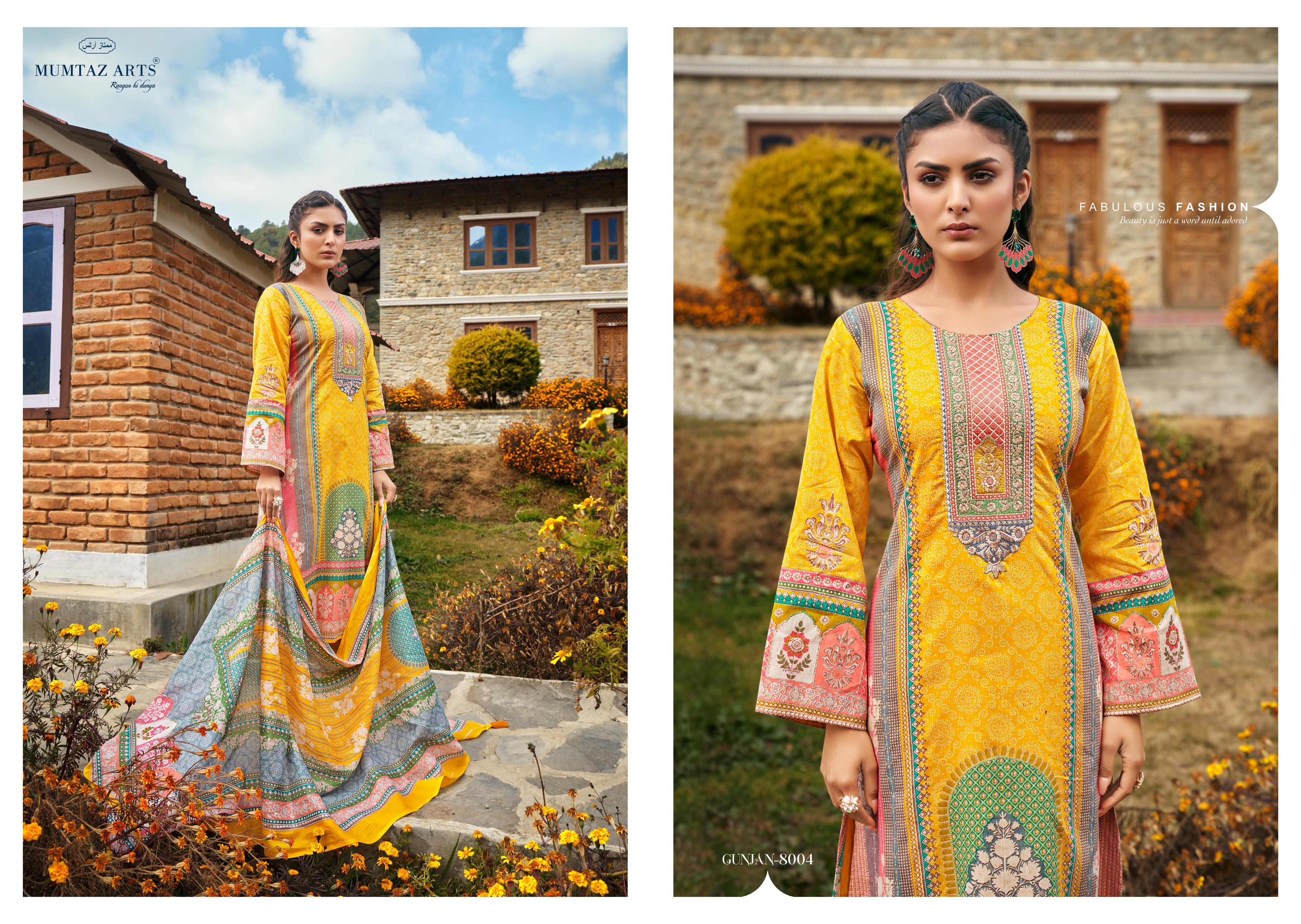 Mumtaz Arts Gunjan Viscose Lawn Cambric Cotton With Embroidery Work Salwar Suits Wholesaler In Delhi - jilaniwholesalesuit