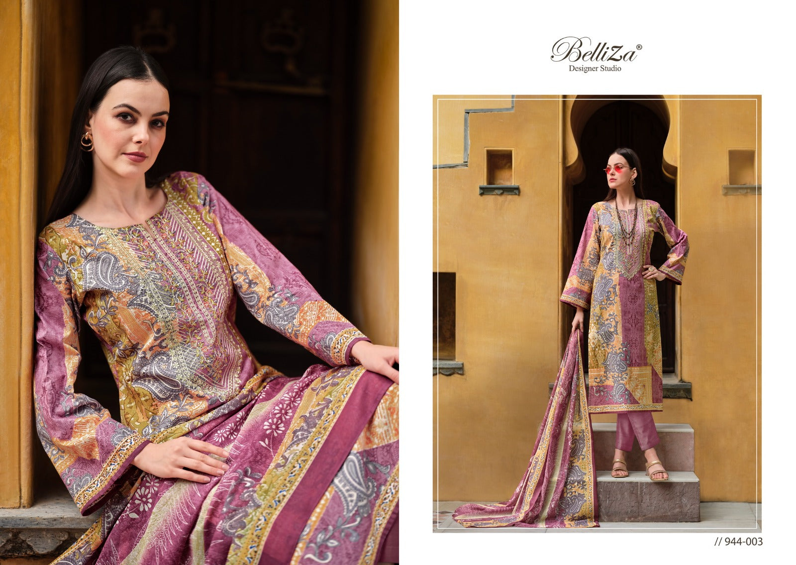 Belliza Designer Studio Naira Vol 63 Cotton Digital Print With Work Salwar Suits Supplier