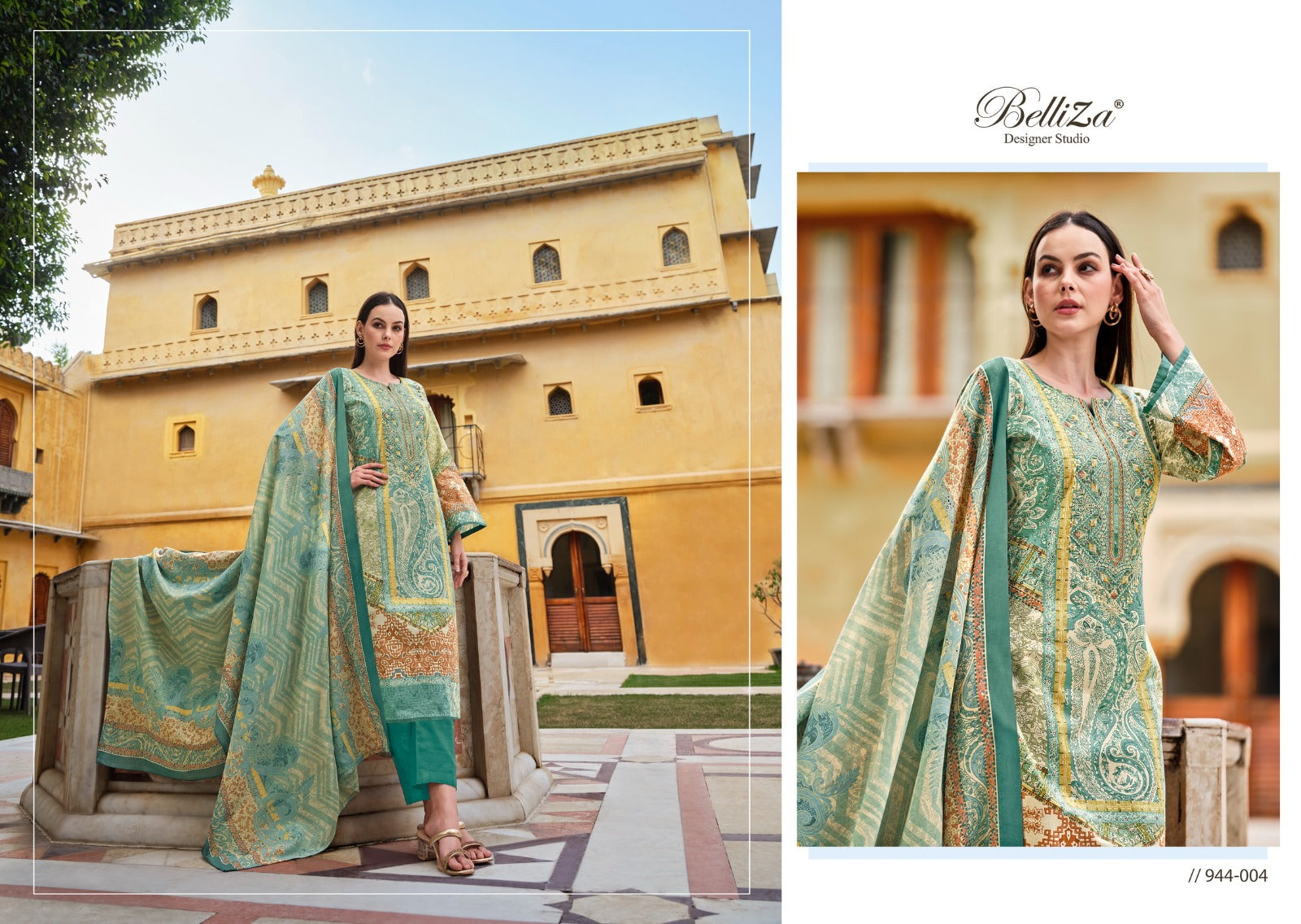 Belliza Designer Studio Naira Vol 63 Cotton Digital Print With Work Salwar Suits Supplier