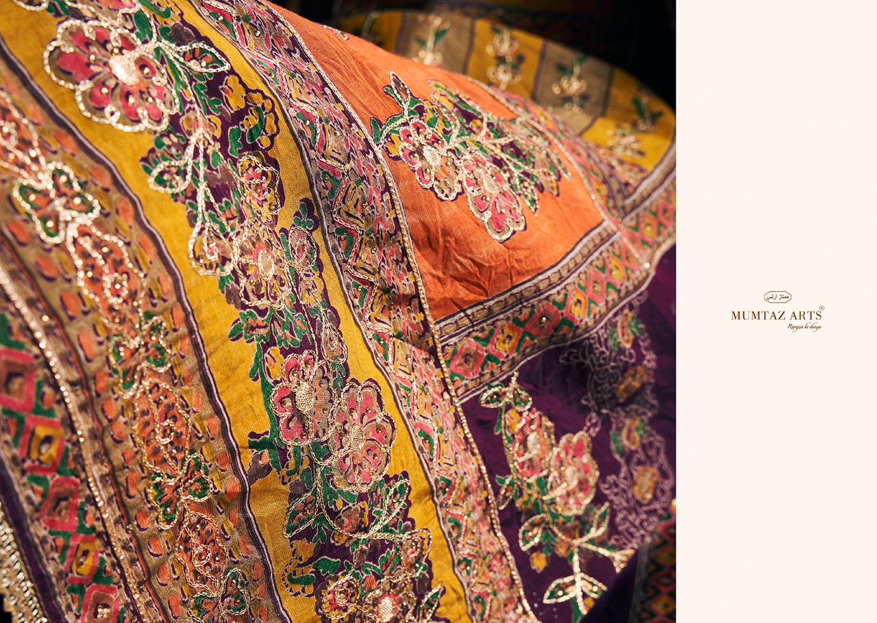 Mumtaz Arts Nayaab Viscose Muslin With Embroidery Work Salwar Suits Wholesaler In Surat - jilaniwholesalesuit