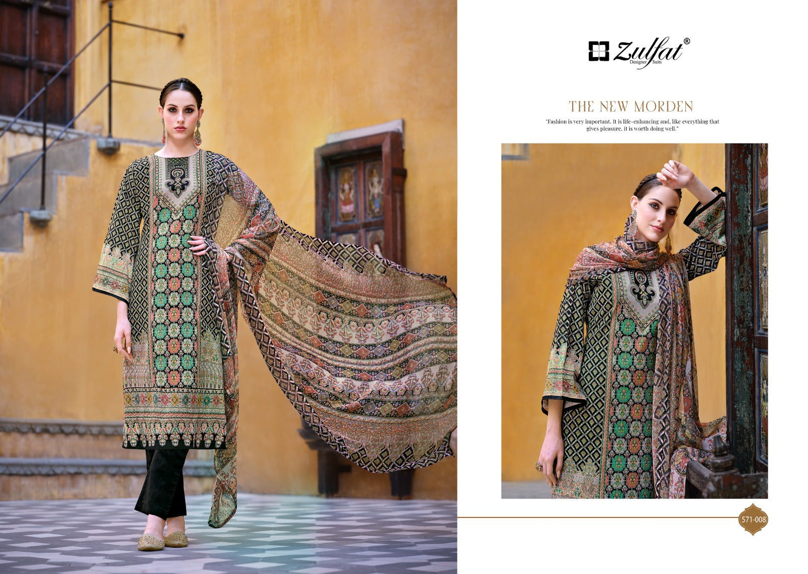 Zulfat Saima Cotton Dress Material Collection At Wholesale Rate