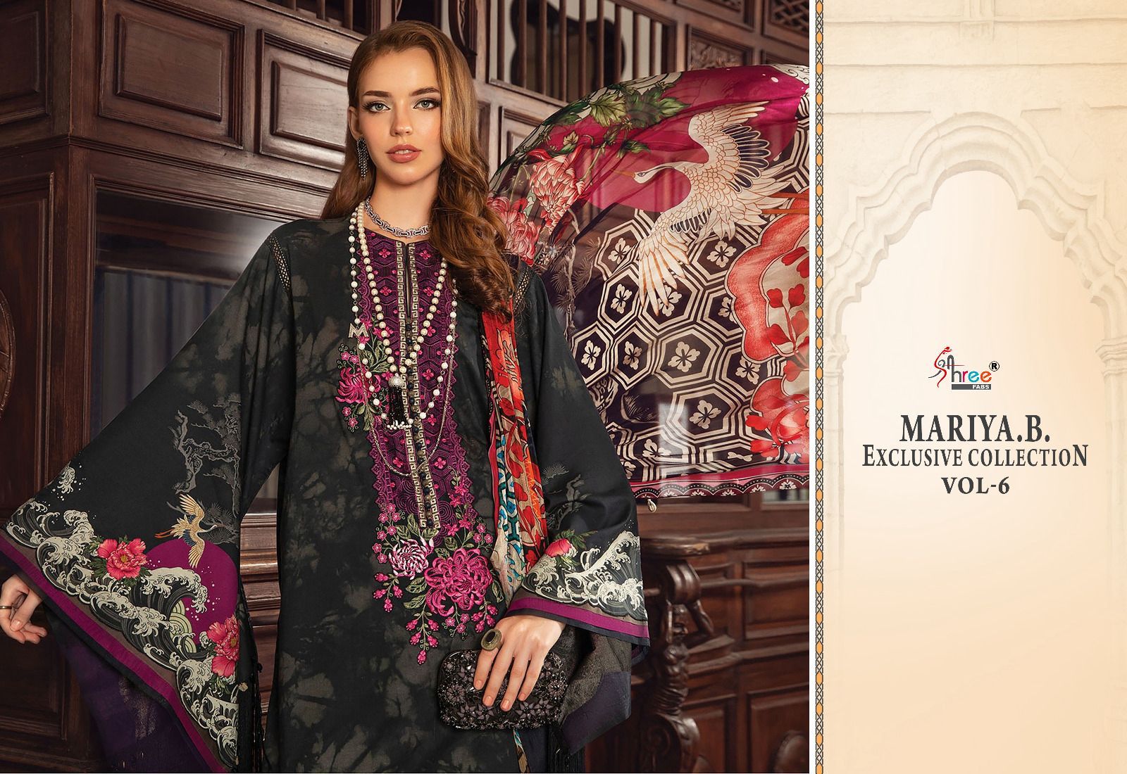 Shree Fabs Mariya.B. Exclusive Collection Vol 6 Cotton With Embroidery Work Pakistani Suits For Women - jilaniwholesalesuit