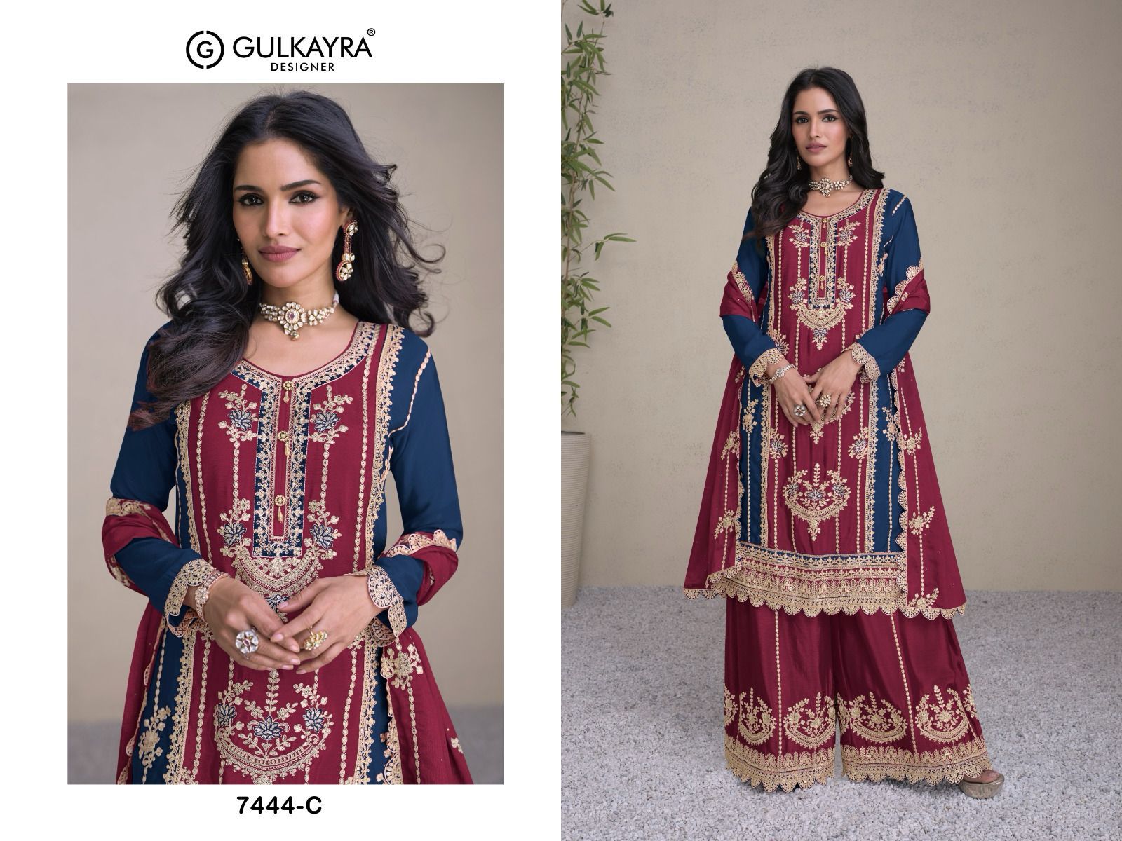 Gulkayra Designer Presents Sabina With Embroidery Work Salwar Suit Ethnic Dress