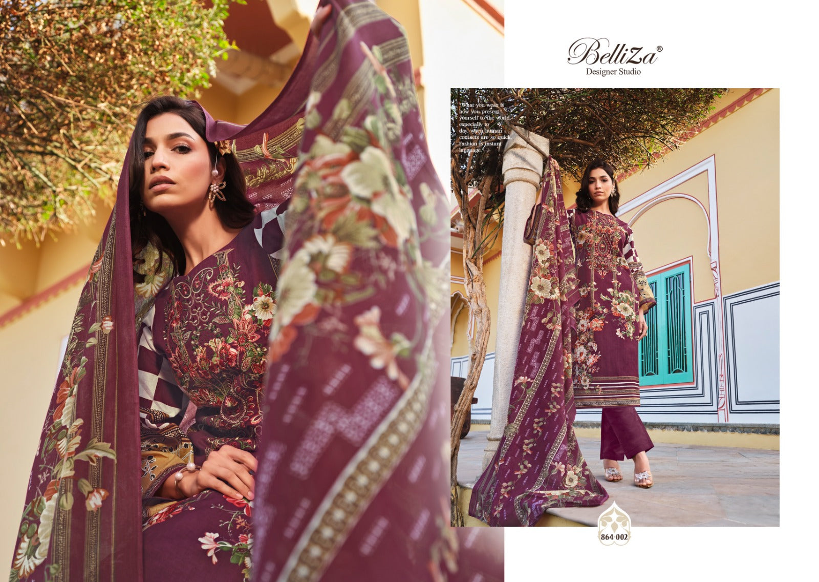 Belliza Designer Studio Naira Vol 26 Cotton Digital Prints with Embroidery Work Salwar Suits Wholesale Suplier - jilaniwholesalesuit