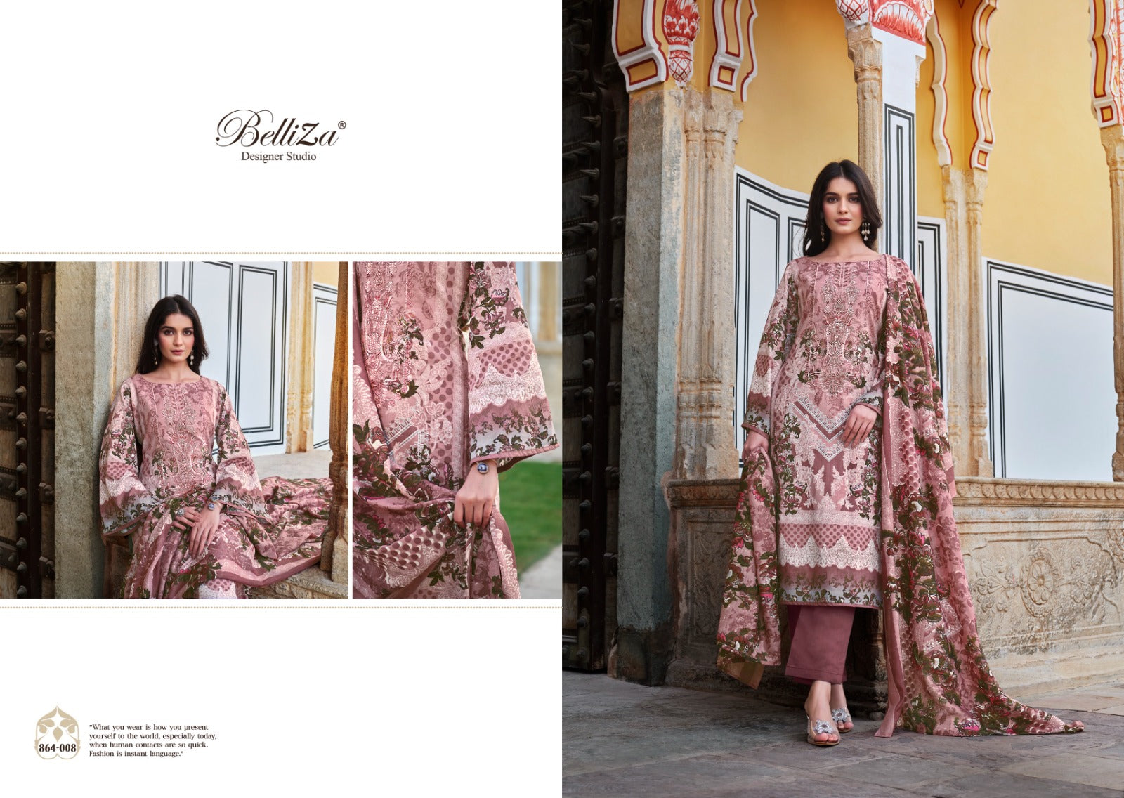 Belliza Designer Studio Naira Vol 26 Cotton Digital Prints with Embroidery Work Salwar Suits Wholesale Suplier - jilaniwholesalesuit