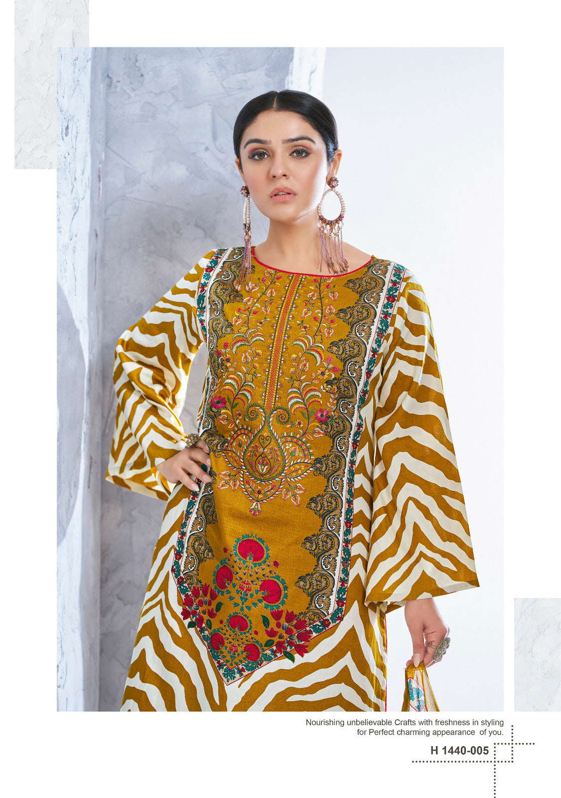 Alok Suits Habiba Zam Cotton With Embroidery Work Salwar Kameez Latest Collection - jilaniwholesalesuit