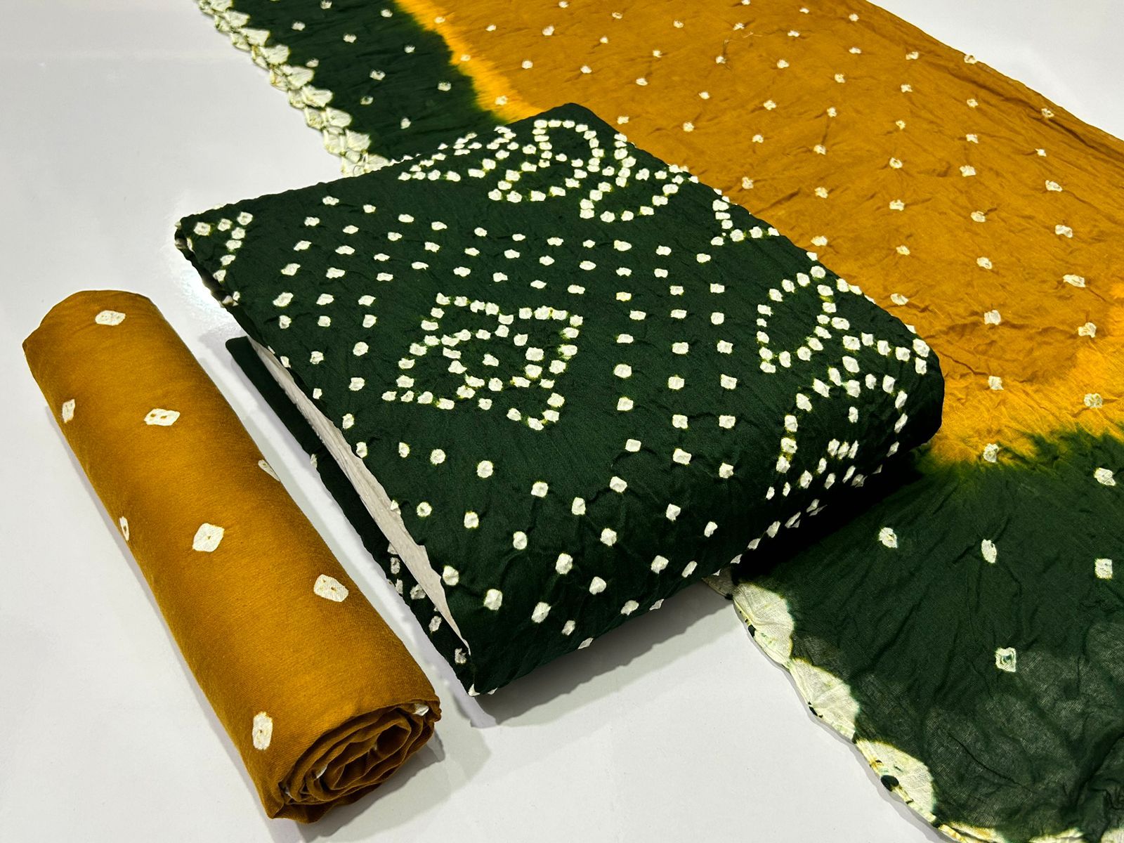 Buy Ganpati Jaipuri cotton unstitched dress material 204 Online at Low  Prices in India at Bigdeals24x7.com