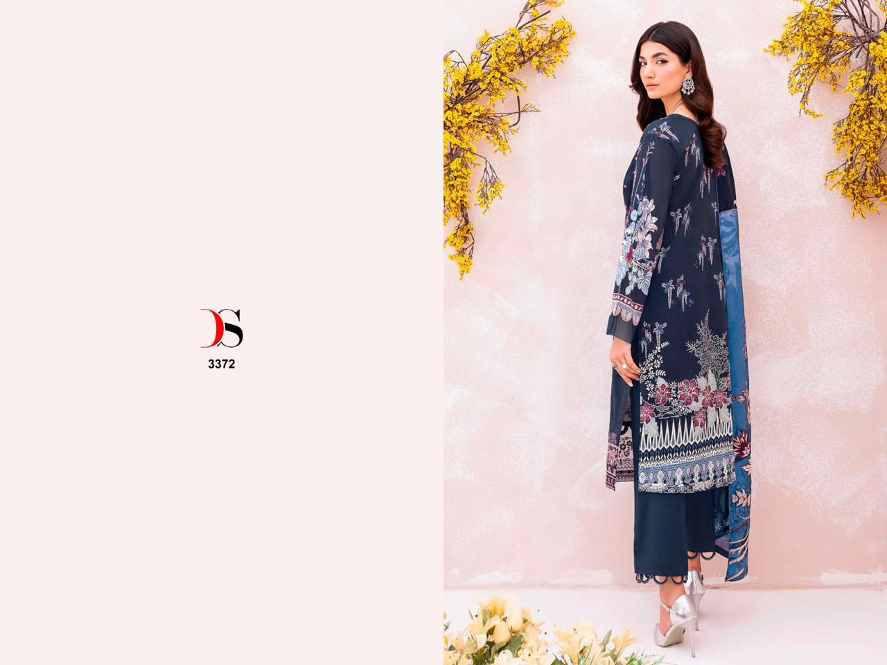 Deepsy suits chevron vol 10 cotton with embroidery work Cotton dupatta pakistani suits wholesale supplier - jilaniwholesalesuit