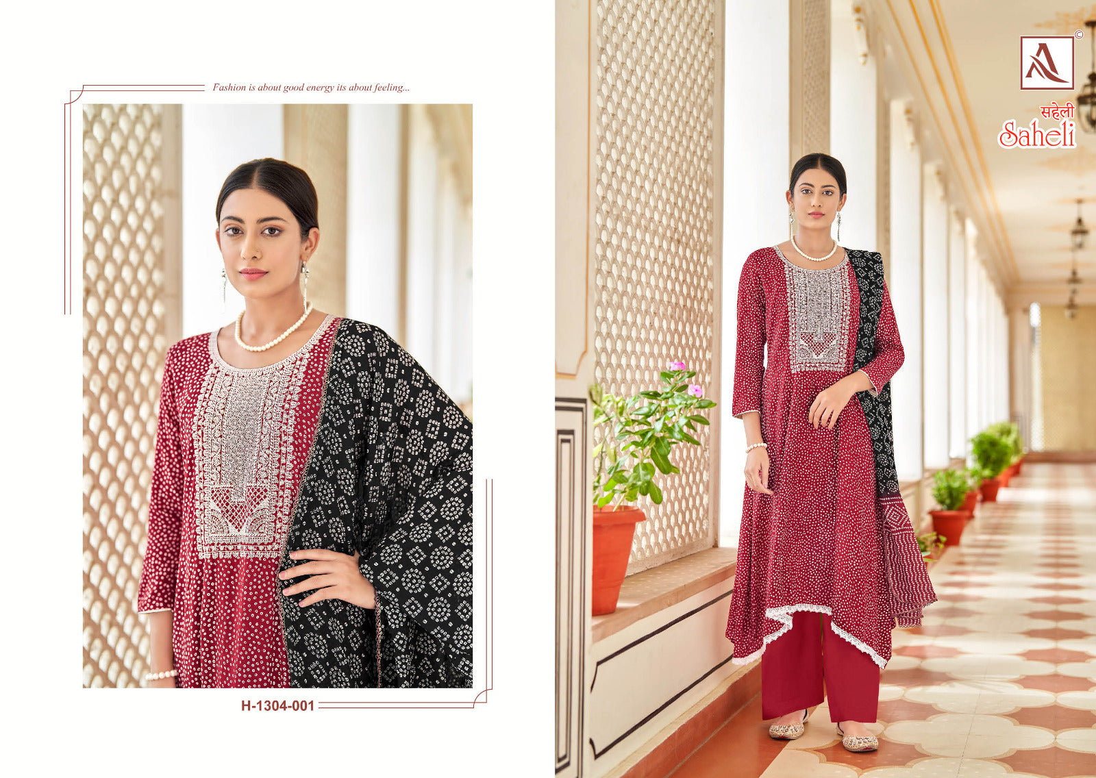 Alok Suit Saheli Viscose Rayon With Embroidery Work Salwar Suit Latest Collection