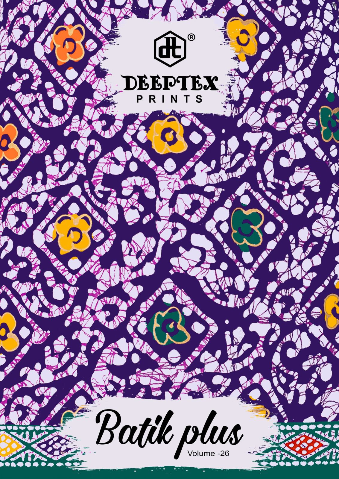 Deeptex Batik Plus Vol 26 Cotton Printed Batik Dress Material Supplier In Jetpur