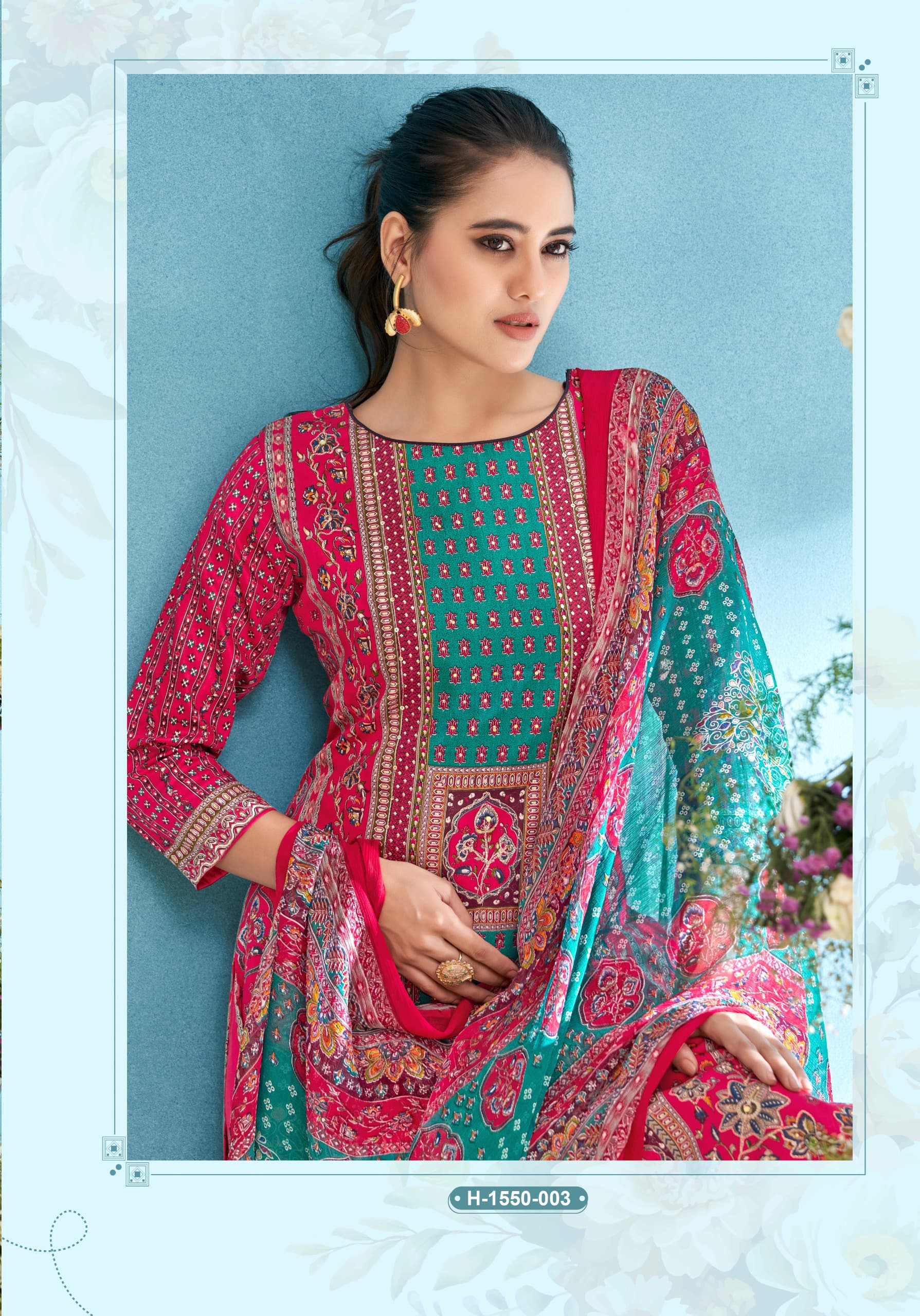 Alok Suit Sunlight Zam Cotton Embroidered Salwar Suit Latest Collection Surat