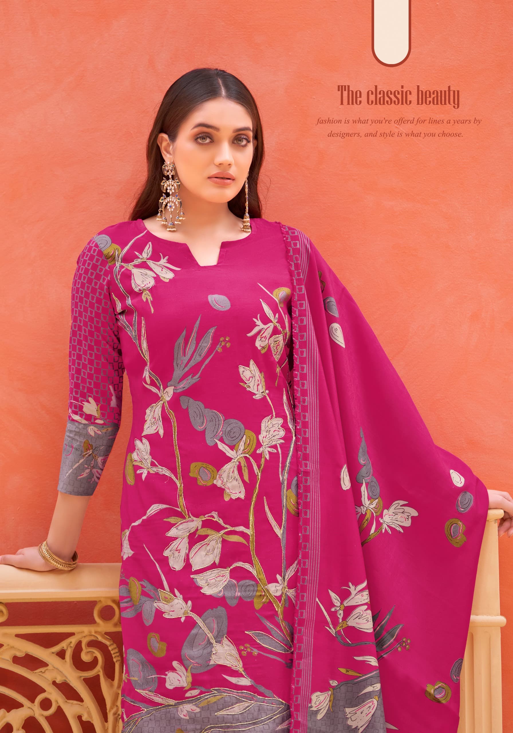 Alok Suit Simratt Viscose With Aari Work Unstitch Salwar Kameez Supplier In Surat