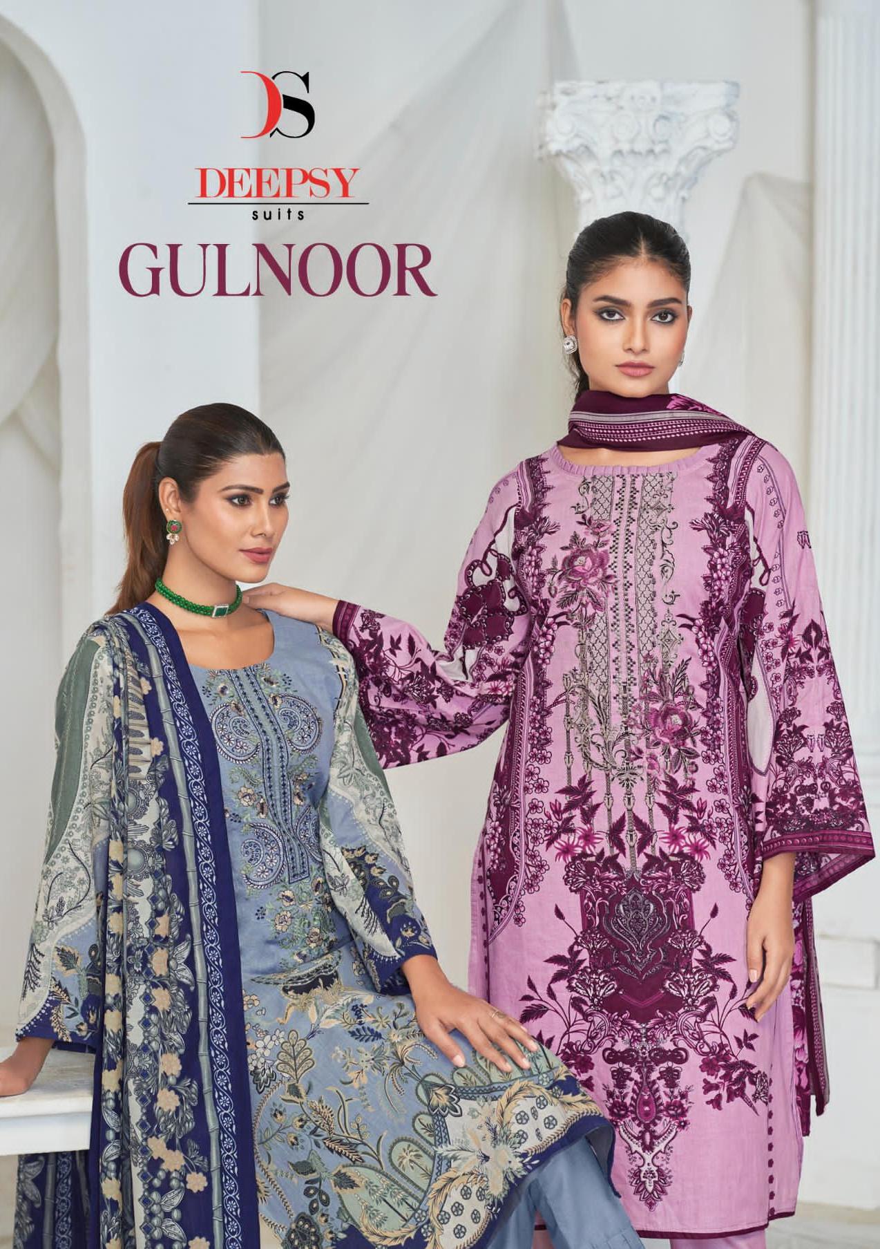 Deepsy Suits Gulnoor Cotton With Embroidery Work Pakistani Dress Material Supplier