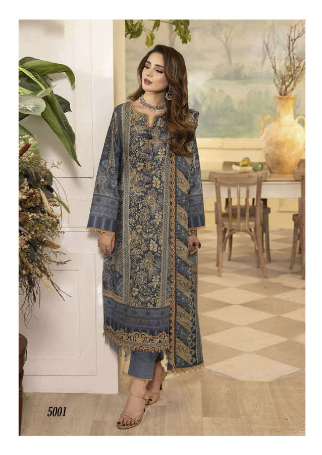 Hala Zafira Vol 4 Cotton Printed Pakistani Dress Material Wholesale Supplier In Surat