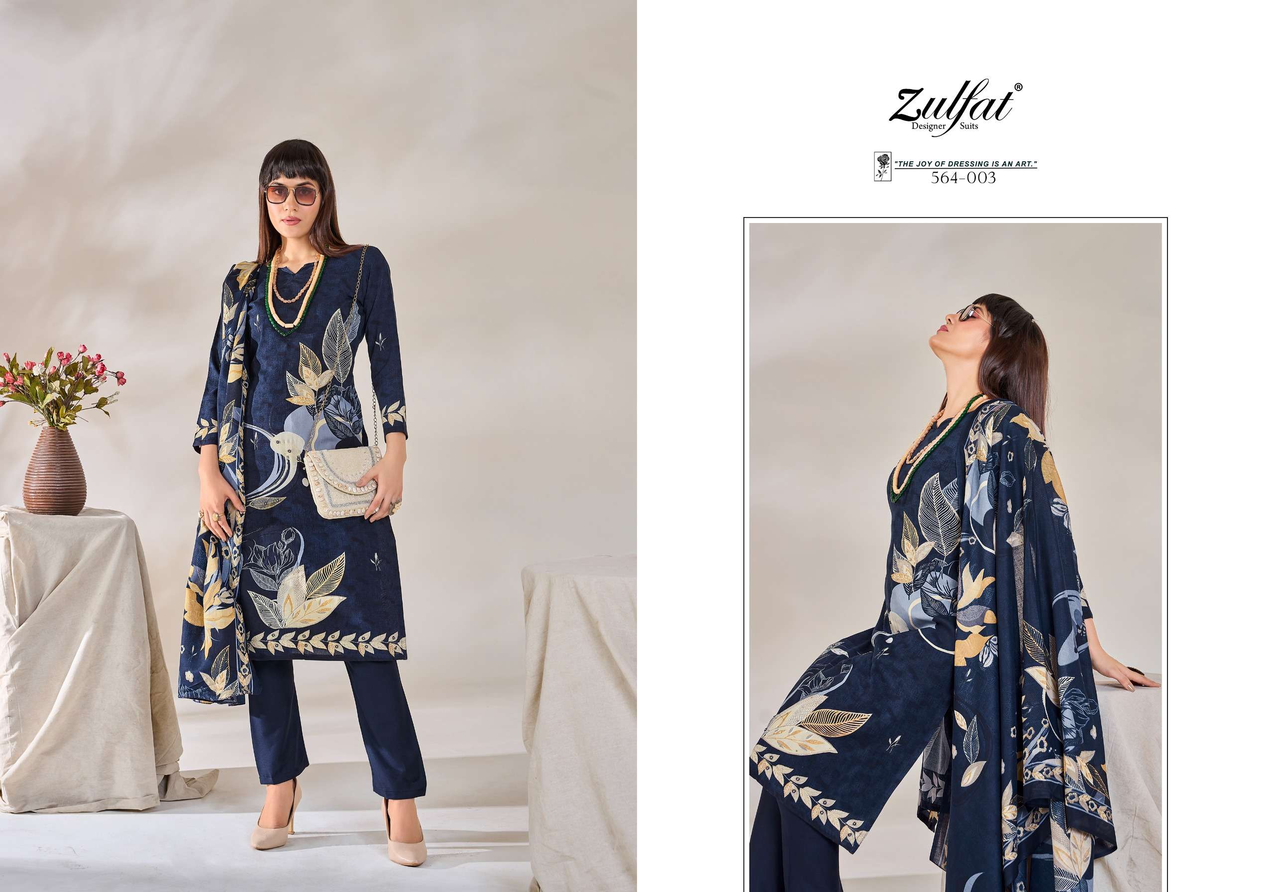 Zulfat Designer Suits Zahavi Viscose Designer Salwar Suits At Wholesale Rate