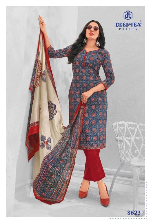 Deeptex Miss India Vol 86 Cotton Printed Dress Material Jetpur