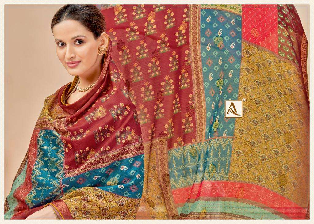 Alok Suits Festive Fusion vol 7 Cotton with Printed Dress material collection At Wholesale Rate - jilaniwholesalesuit