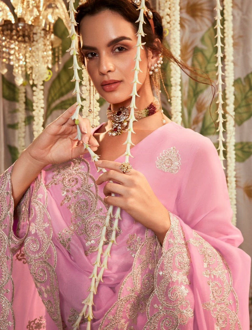 Kimora Heer Itrh Organza With Embroidery Work Latest Salwar Suits Collection At Wholesale Rate - jilaniwholesalesuit