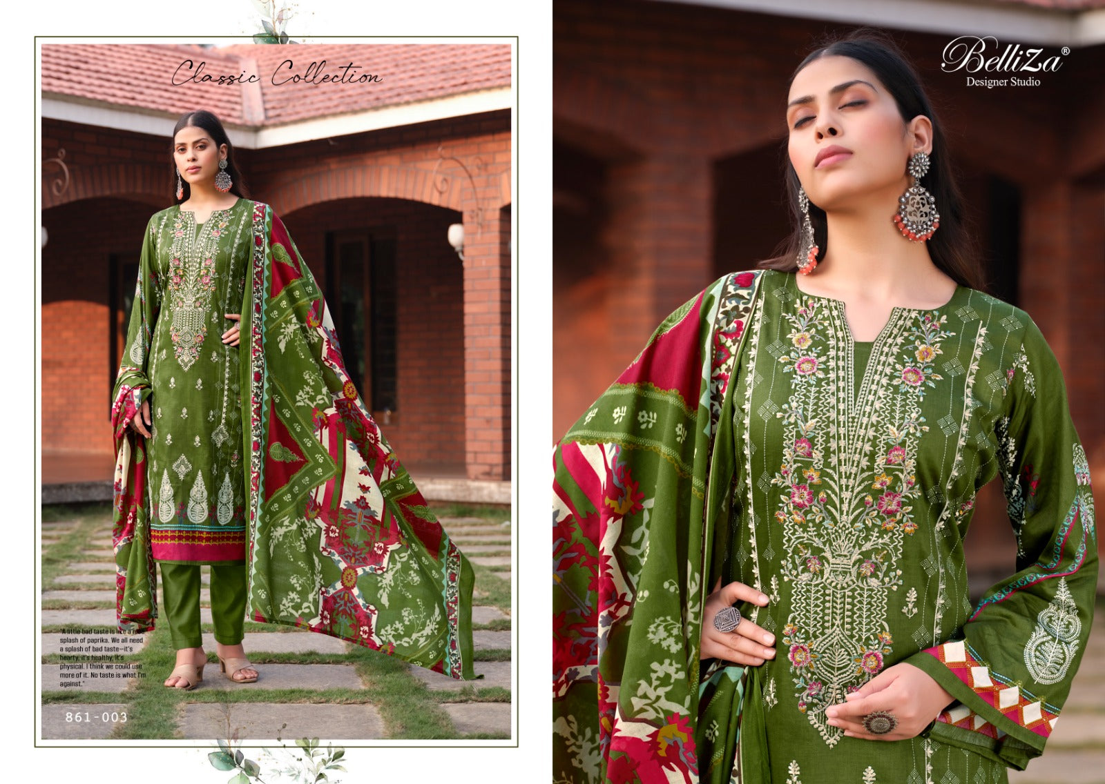Belliza Designer Suits Lavanya Jam Cotton Digital Print With Embroidery Work Salwar Suit Latest Collection - jilaniwholesalesuit