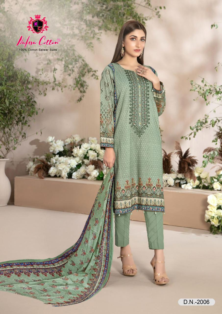 Nafisa Cotton mahera karachi suits vol 2 low range pakistani suits wholesaler - jilaniwholesalesuit