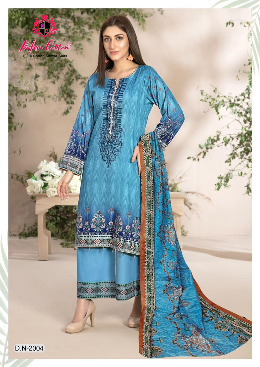 Iris Afsanah Designer Print Karachi Style Pakistani Suit Designs