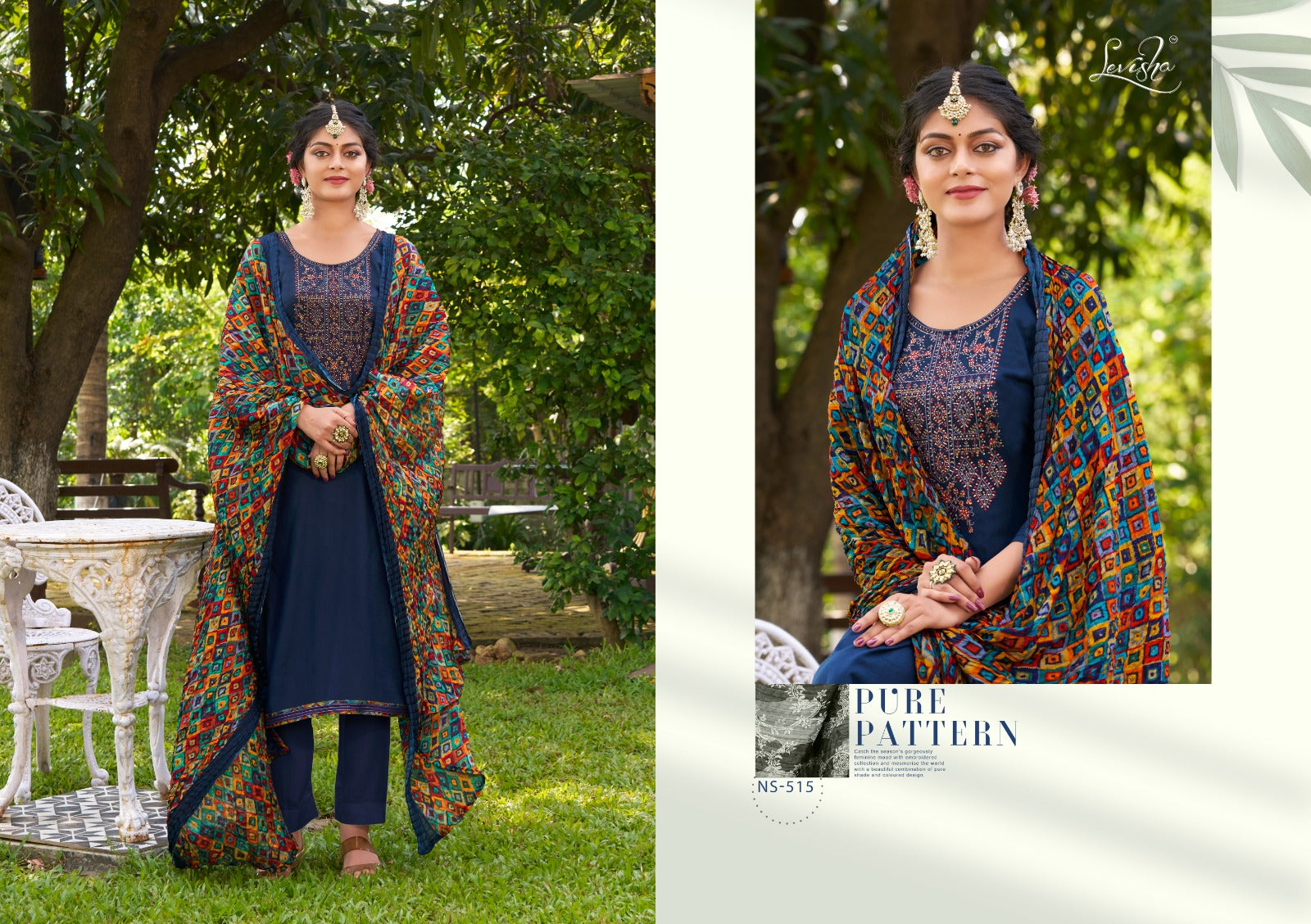 levisha nivisha vol 7 rayon slub with embroidery work salwar kameez latest collection - jilaniwholesalesuit