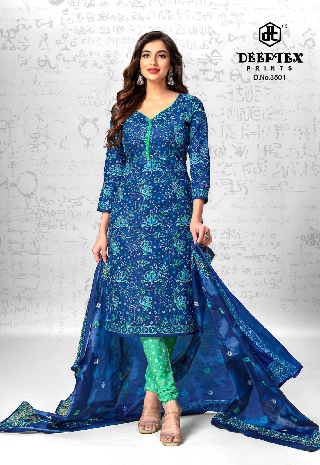 Deeptex Prints Chief Guest Vol 35 Cotton Printed Dress Material Wholesale Jetpur