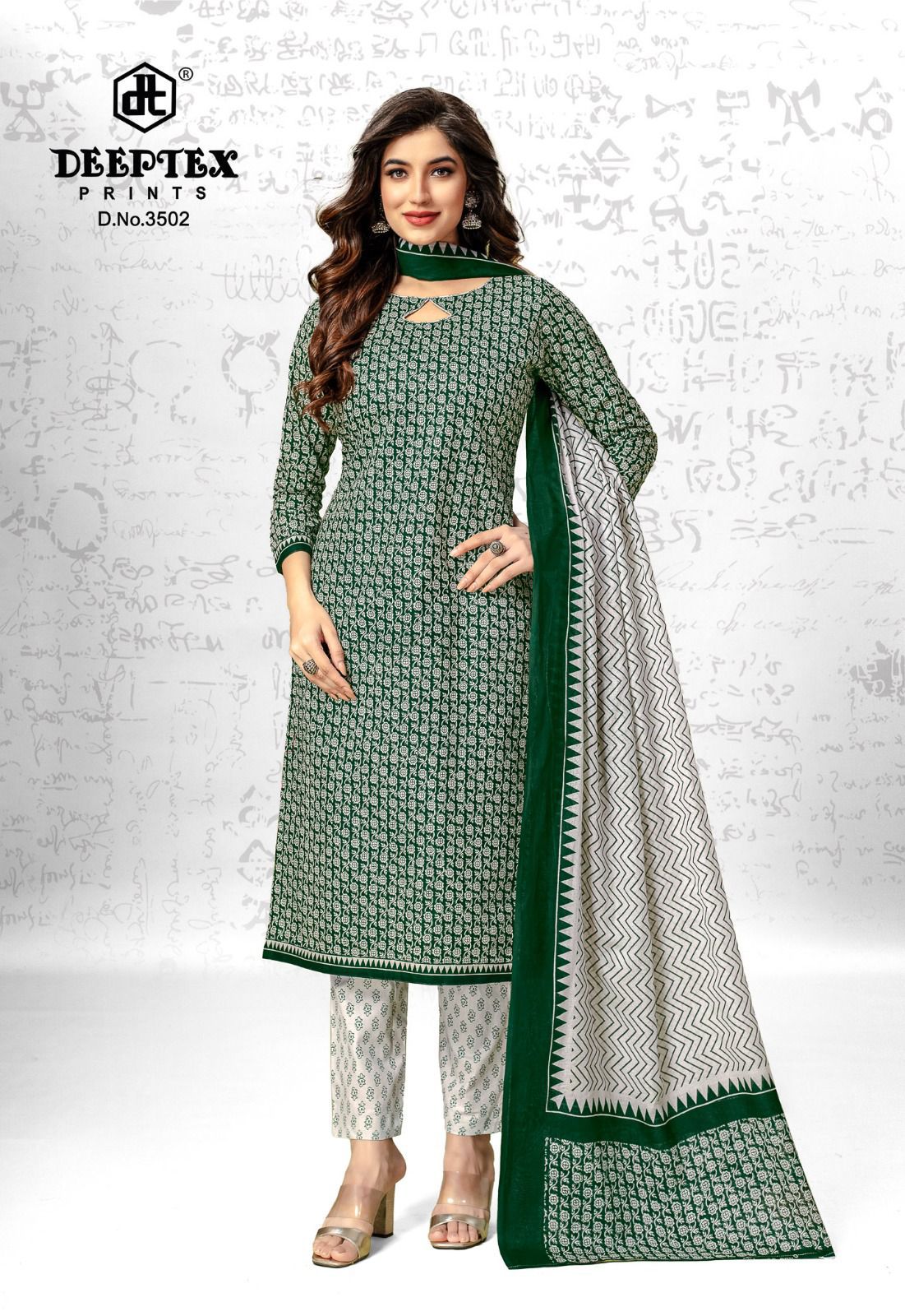 Deeptex Prints Chief Guest Vol 35 Cotton Printed Dress Material Wholesale Jetpur